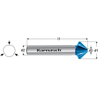 Karnasch 31,0mm 90ast. Blue-Tec kärkiupotin epätasajako