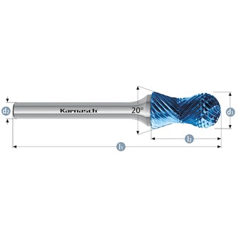 Karnasch 
Combi 12 kovametalliviila Blue-Tec