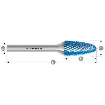 Karnasch F10x20 kovametalliviila Blue-Tec