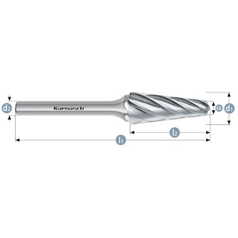 Karnasch L10x30 kovametalliviila alu