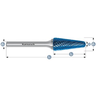 Karnasch L12x32 kovametalliviila Blue-Tec