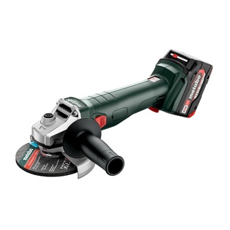 Metabo W18L 9-125 akkukulmahiomakone 2x4.0ah akku + ASC 55 laturi