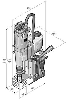 Fein KBU 35 MQ magneettiporakone