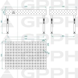 GPPH ECO 1500x1000 hitsauspöytä