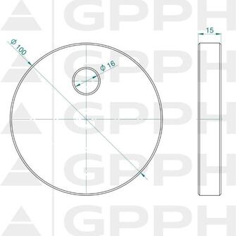 GPPH PLUS Epäskeskeinen vaste 100