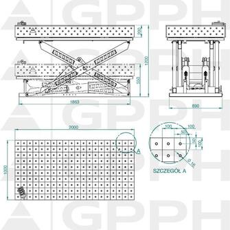 GPPH PLUS INOX XWT 2000x1000 hitsauspöytä