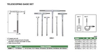 Insize 8-150mm T-mittasarja