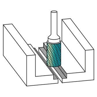 Karnasch B10x25 kovametalliviila Blue-Tec