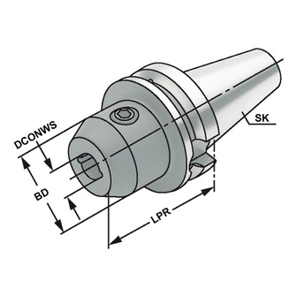 Kemmler BT40-100-32 weldonistukka