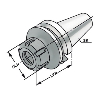 Kemmler BT40-100-ER25 holkki-istukka