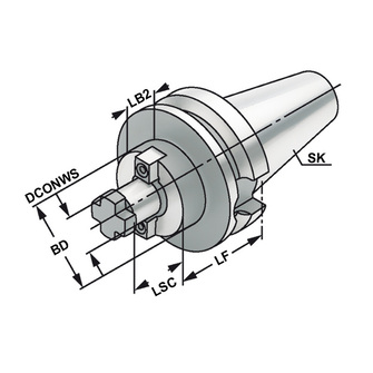 Kemmler BT40-22-160 jyrsintuurna