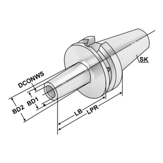 Kemmler BT40-52-M16 istukka