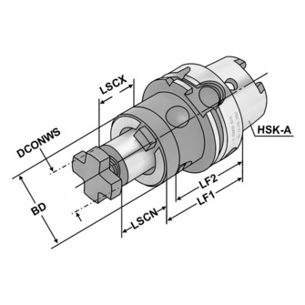 Kemmler HSK63-100-27 jyrsintuurna