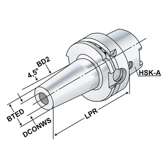 Kemmler HSK63-80-06 lämpökutisteistukka