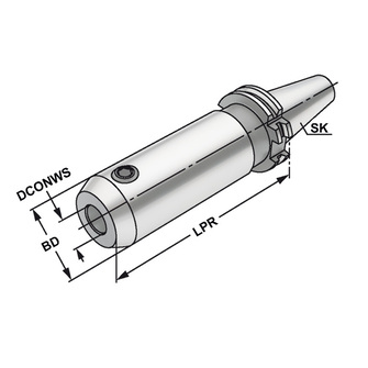 Kemmler SK40-160-32 weldonistukka