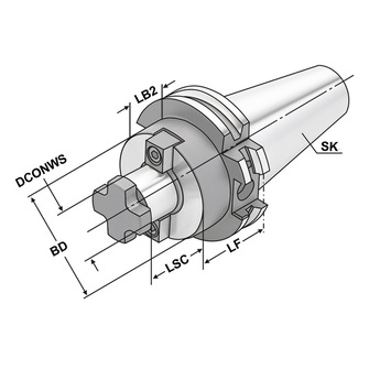 Kemmler SK50-35-22 jyrsintuurna