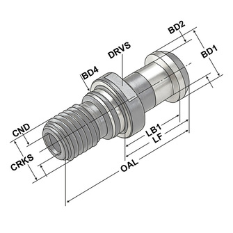 Kemmler Vetopultti DIN 69872 M16 L=54