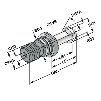 Kemmler Vetopultti ISO7388-3 M24 L=85