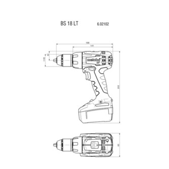 Metabo BS18LT 2x5.2ah + laturi akkuporakone