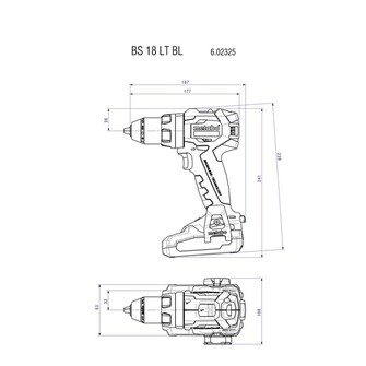 Metabo BS18LT BL 2x4.0ah Li-Power akkua + ASC55 laturi akkuporakone