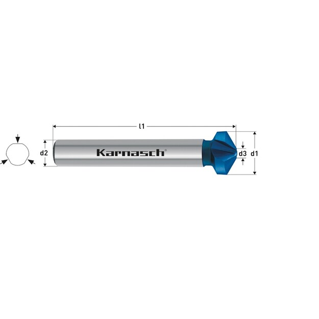 Karnasch 20,5mm 120ast. Blue-Tec kärkiupotin