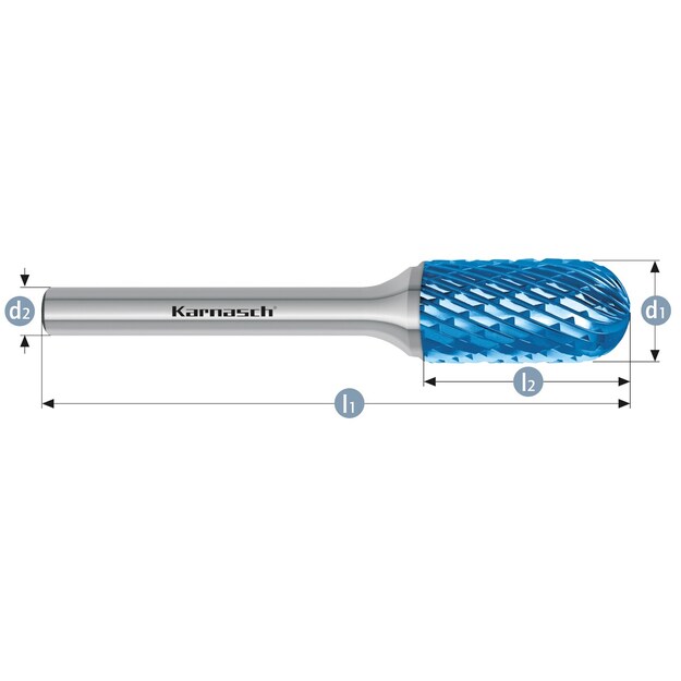 Karnasch C10x20 kovametalliviila Blue-Tec